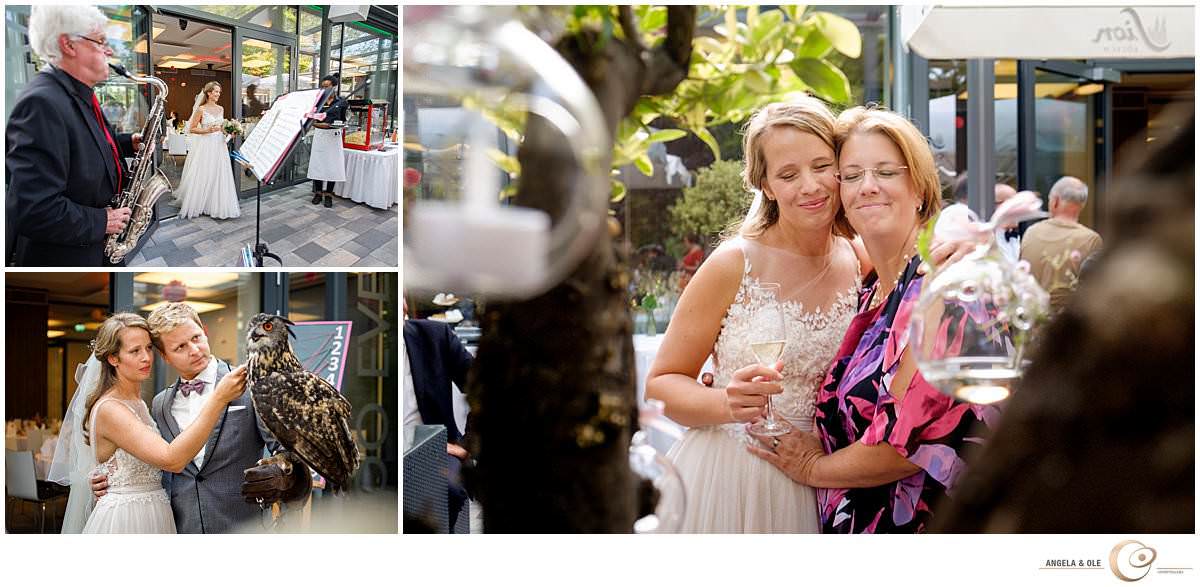 Sektempfang bei einer Hochzeit